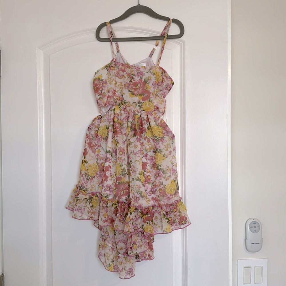 Girls summer floral dress size 7